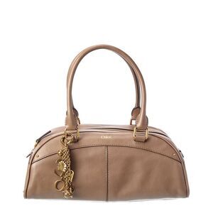 Chloé Leather Shoulder Bag, Brown